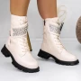 Frauenstiefel mit 2in15 Fur Beige | Mei
