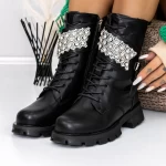 Frauenstiefel mit 2in15 Fell schwarz | Mei