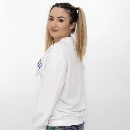 Frauen TR22-10026 White Sweatshirt Kikiriki