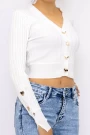 Frauen Sweatshirt DZ93023 Weiß | Kikiriki