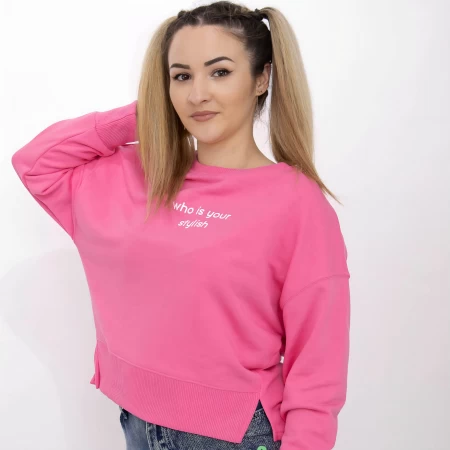 Frauen Sweatshirt TR20-12011 Fuchsia | Kikiriki