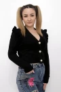 Frauen Sweatshirt HJD7873 Schwarz | Kikiriki