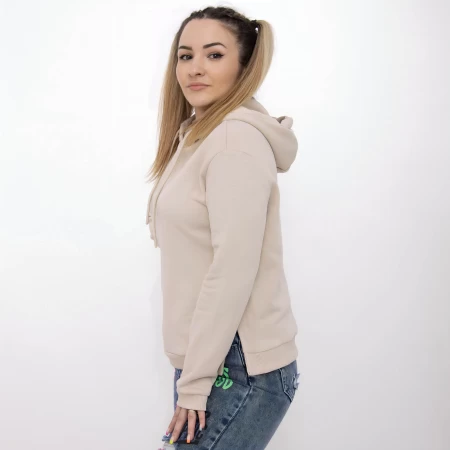 Frauen Hoodie H2204015 Beige Kikiriki