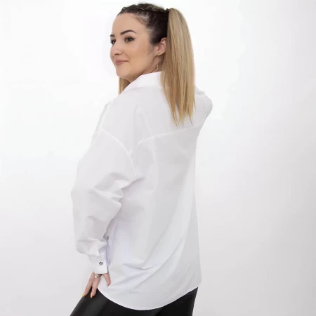 Frauenhemd C27438 Weiß | Kikiriki