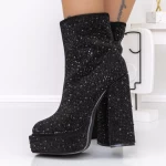 Kurze High Heels und 3KV10 -Plattform schwarz | Mei