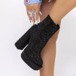 Kurze High Heels und 3KV10 -Plattform schwarz | Mei