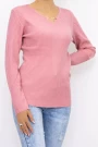 Frauen D695 Pink Sweatshirt Mode