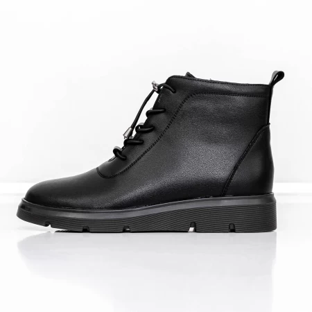 Frauenstiefel im Frühling-Autumn 133-8 Schwarz | Gebildet