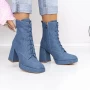 Kurze High Heels und 3KV20 Plattform Light Blue | Mei