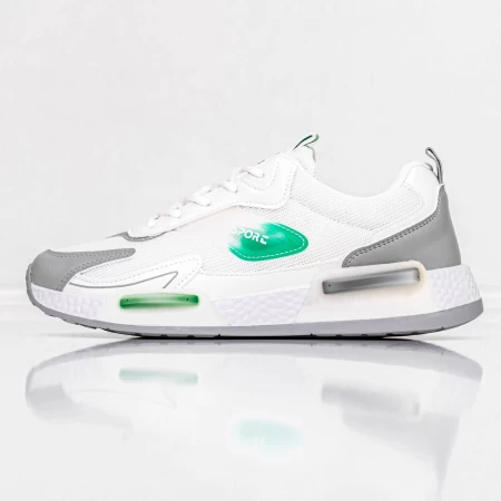 Herren Sportschuhe A99 White-Green Mei