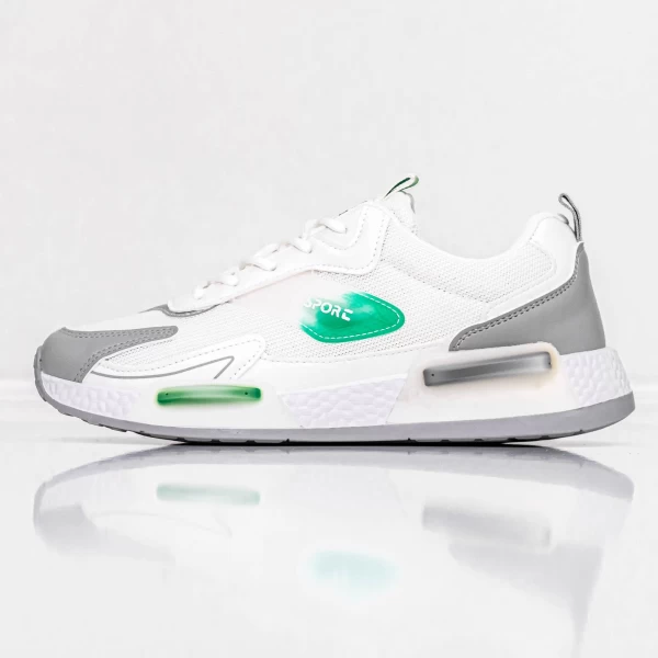 Herren Sportschuhe A99 White-Green Mei