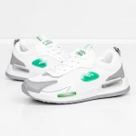 Herren Sportschuhe A99 White-Green Mei