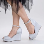 Sandalen auf der XDT271A Silberplattform Mei