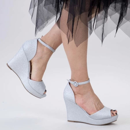 Sandalen auf der XDT271A Silberplattform Mei