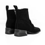 Kurze Stiefel mit einer dicken Ferse M12-01A Black Jose Simon