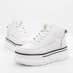 Frauenstiefel im Frühling-Jessień AW420 White | Engelblau