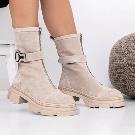 Frauenstiefel im Frühjahrstiefel TN6315-1 Beige | Engelblau