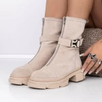 Frauenstiefel im Frühjahrstiefel TN6315-1 Beige | Engelblau