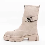 Frauenstiefel im Frühjahrstiefel TN6315-1 Beige | Engelblau