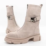 Frauenstiefel im Frühjahrstiefel TN6315-1 Beige | Engelblau