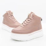 Frauenstiefel im Frühling-Jesień AW420 Dark Pink | Engelblau