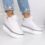 Frauenstiefel im Frühling-Jessień AW420 White | Engelblau