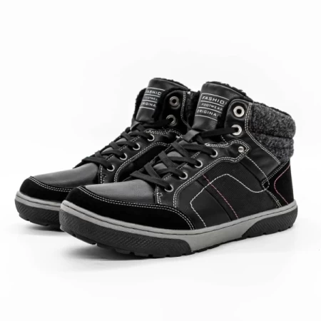 Herren Arm5011-1 Schwarze Stiefel Axtboxen