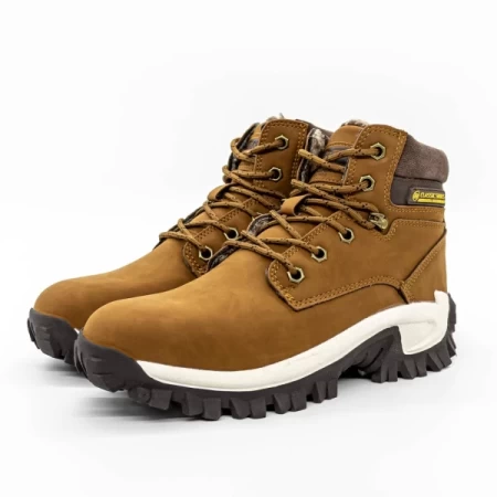 Herren Arm1158-3 Braune Stiefel Axtboxen