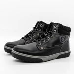 Männer A9286 Black Stiefel Axtboxen