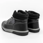 Männer A9286 Black Stiefel Axtboxen