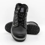Männer A9286 Black Stiefel Axtboxen