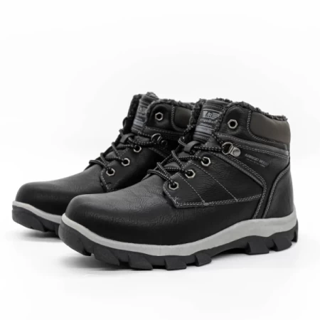 Herrenstiefel Am3686-1 Schwarz | Axtboxen