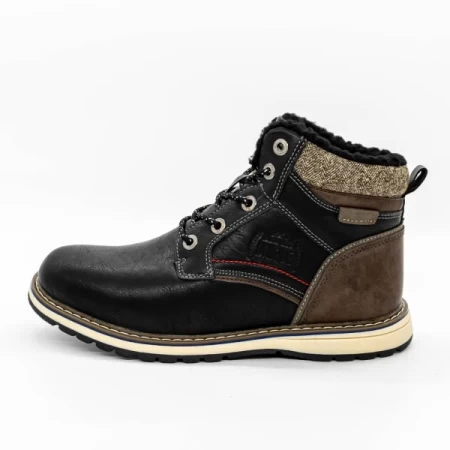 Herrenstiefel Am3749-1 Schwarz | Axtboxen