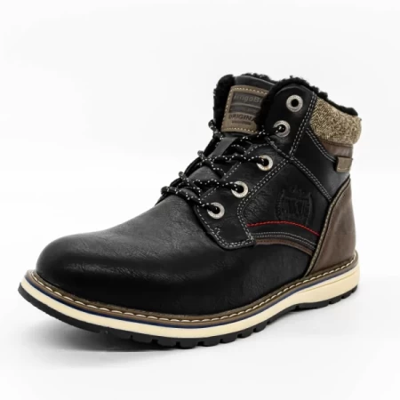 Herrenstiefel Am3749-1 Schwarz | Axtboxen