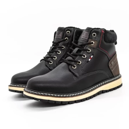 Herrenstiefel Am3663-1 Schwarz | Axtboxen