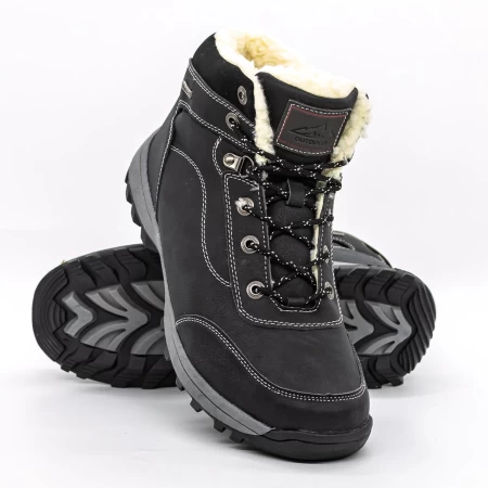 Männer LM508-1 Black Stiefel Axtboxen