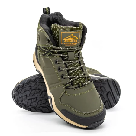 Herrenstiefel Am3742-5 Grün Axtboxen