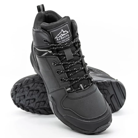 Herrenstiefel Am3742-1 Schwarz | Axtboxen