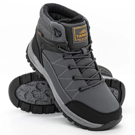 Männer pgza108-4 graue Stiefel Axtboxen