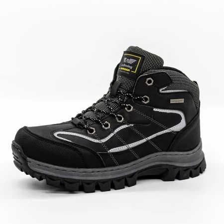 Herren Arm3741-1 Schwarze Stiefel Axtboxen