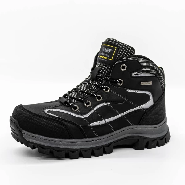 Herren Arm3741-1 Schwarze Stiefel Axtboxen