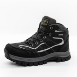 Herren Arm3741-1 Schwarze Stiefel Axtboxen