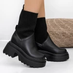 Frauenstiefel im Spring-Auto 3WL61 Black | Mei