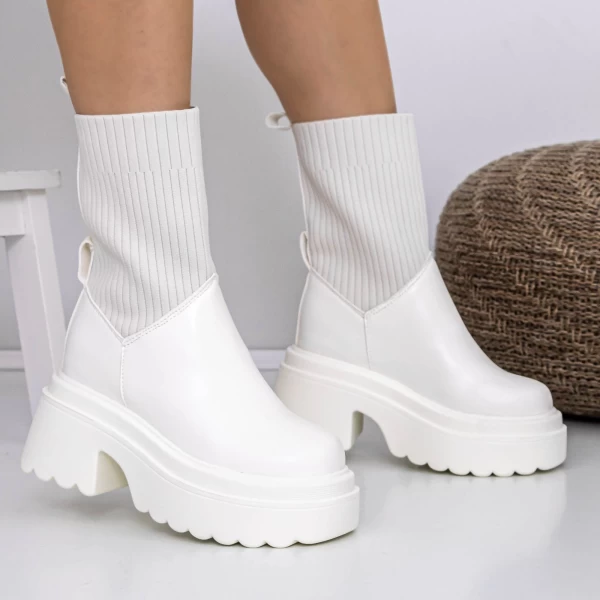 Frauenstiefel im Frühling-Jessień 3WL61 Beige | Mei