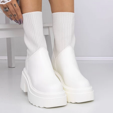 Frauenstiefel im Frühling-Jessień 3WL61 Beige | Mei