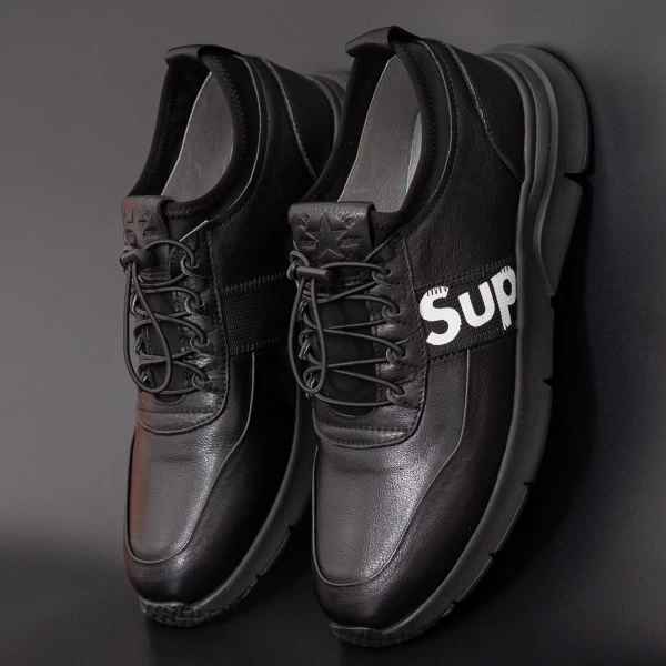 Herren Sportschuhe R3328 Schwarz | Stephano