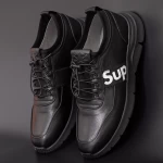 Herren Sportschuhe R3328 Schwarz | Stephano