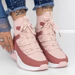 Frauenstiefel mit Fur LLS-084 Pink | Botinelli