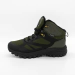 Herren Y215-4 Dunkelgrün-orangefarbene Stiefel Leopard