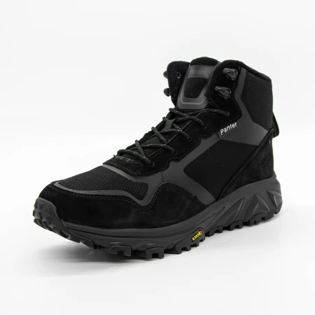 Männerstiefel Y217-2 Schwarzgrau Leopard